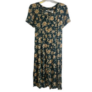 Caroline Wells Vintage‎ Floral Button Front Dress Size 12
